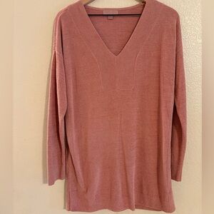 BAREFOOT DREAMS Cozychic Ultra Lite Peach/Salmon Long Sleeve Top Size S